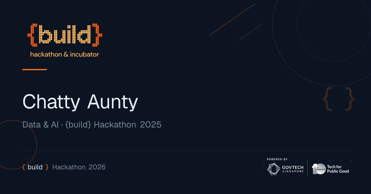 Chatty Aunty | {build} Hackathon