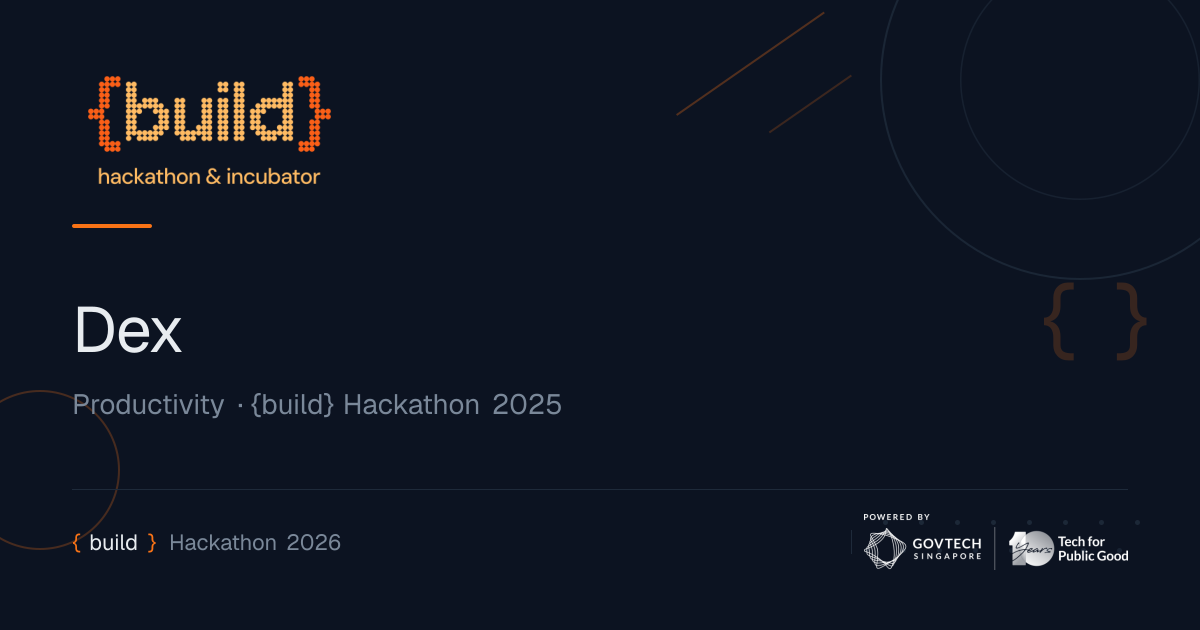 Dex | {build} Hackathon