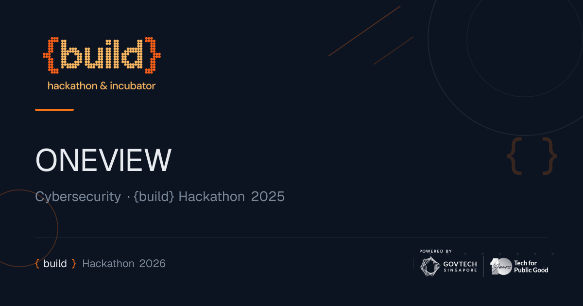 ONEVIEW | {build} Hackathon